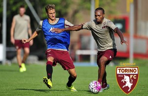 Foto Marco Alpozzi - LaPresse 18 08 2015 Torino (Italia) Sport Torino FC - Allenamento al centro sportivo Sisport Nella foto: Un momento dell'allenamento a porte aperte - Joel Obi Marco Alpozzi / lapresse August 18, 2015 Turin (Italy) Sport Torino FC training session In the pic: a moment of training session - Joel Obi