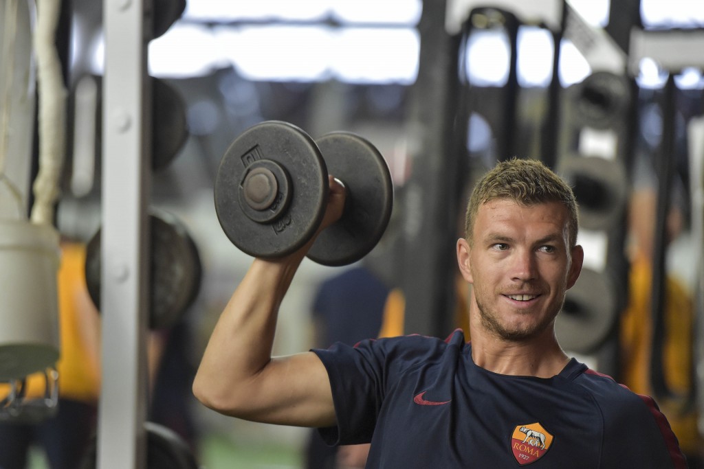 Dzeko allenamento