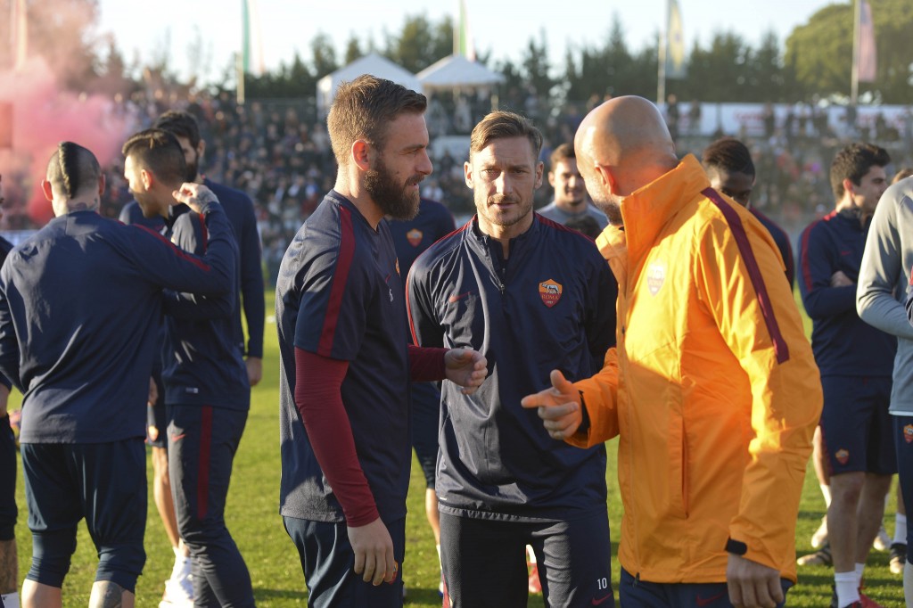 Roma allenamento