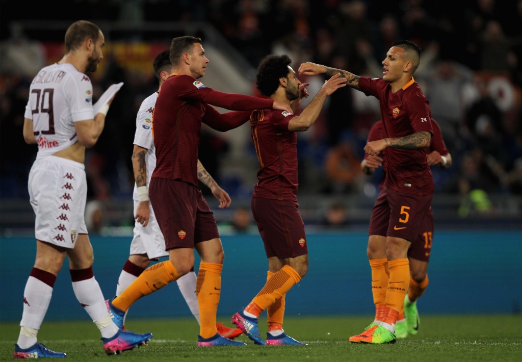 Dzeko Paredes Salah Roma Torino
