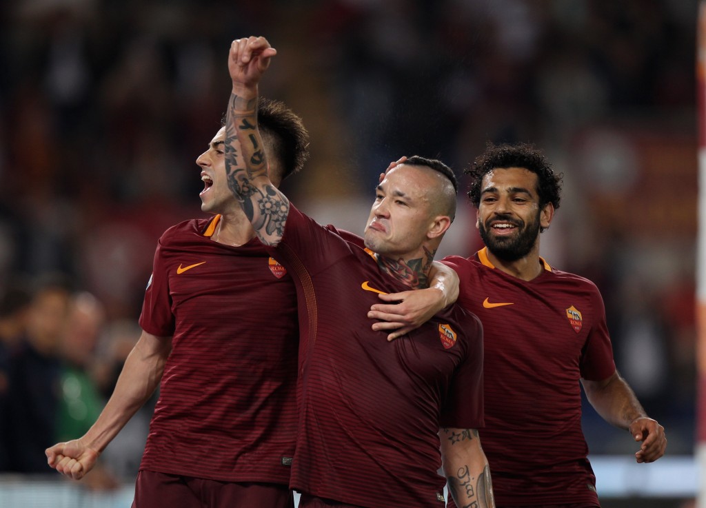 Nainggolan Salah El Shaarawy Roma