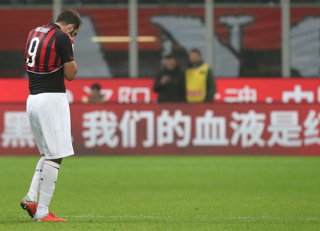Higuain Milan 2018