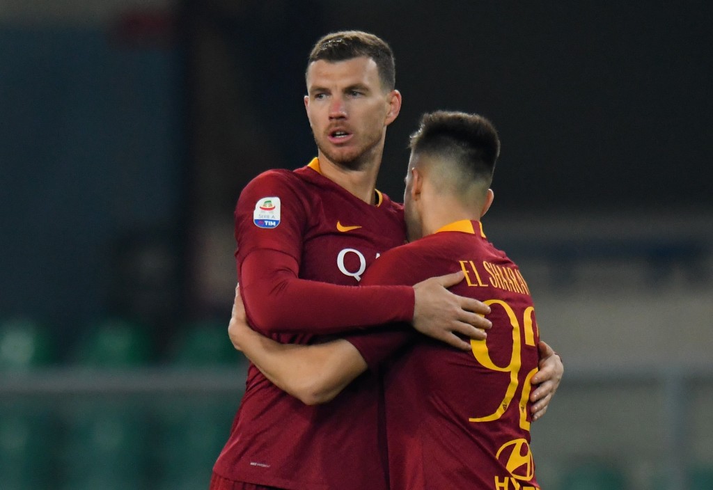 dzeko el shaarawy roma