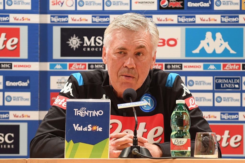 Napoli, Ancelotti in conferenza: "Non cederemo i migliori. Su Icardi e Rodriguez..."