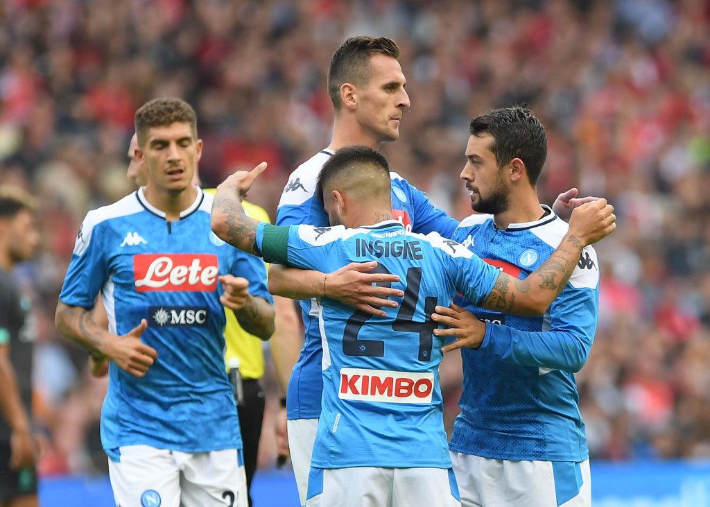 Liverpool v SSC Napoli - Pre-Season Friendly esultanza