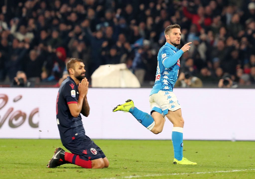 SSC Napoli v Bologna FC - Serie A Danilo Mertens