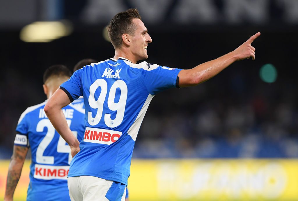 Pagelle Napoli - Verona 2-0: Milik torna al gol con una doppietta