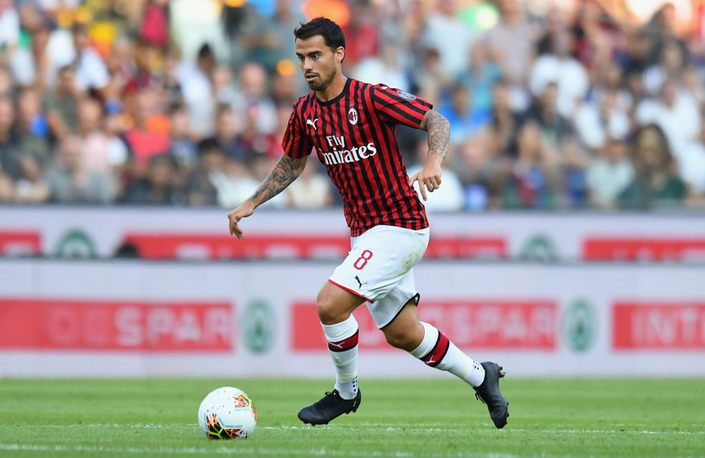 Milan, infortunio Suso: out contro la Lazio, a rischio per la Juve
