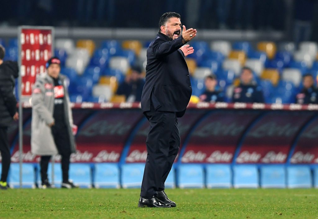 Napoli, Gattuso: "Ruiz non convocato, Mertens e Allan sì. E su Koulibaly"