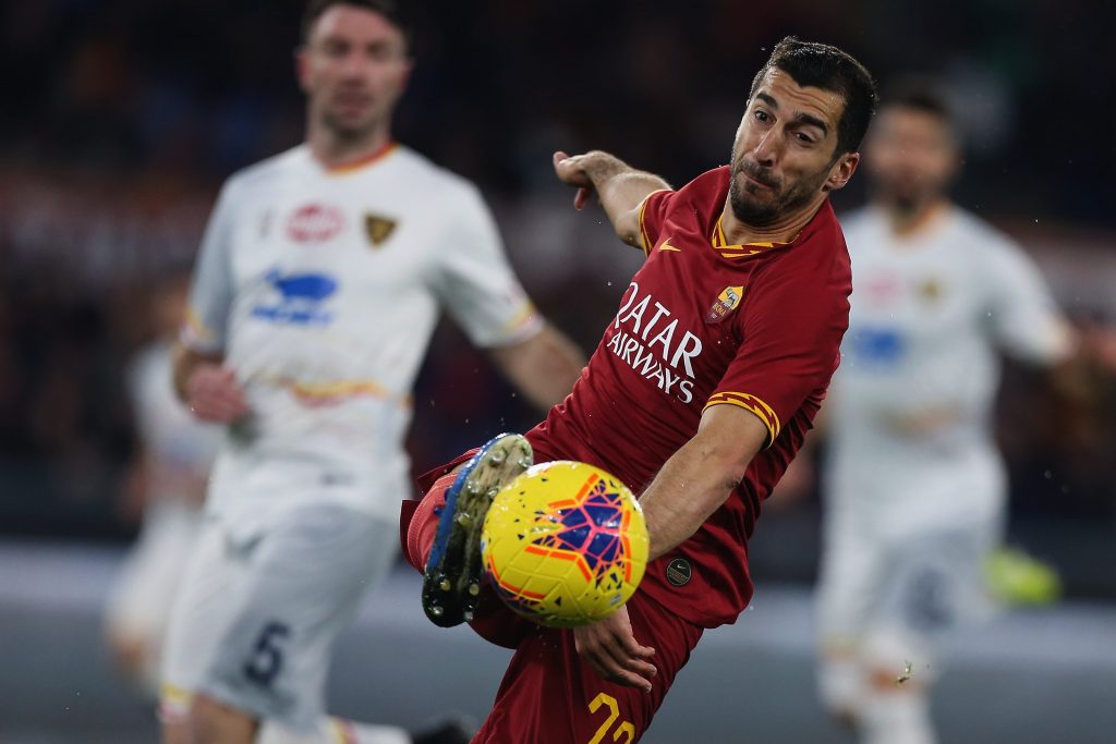 AS Roma v US Lecce - Serie A Mkhitaryan