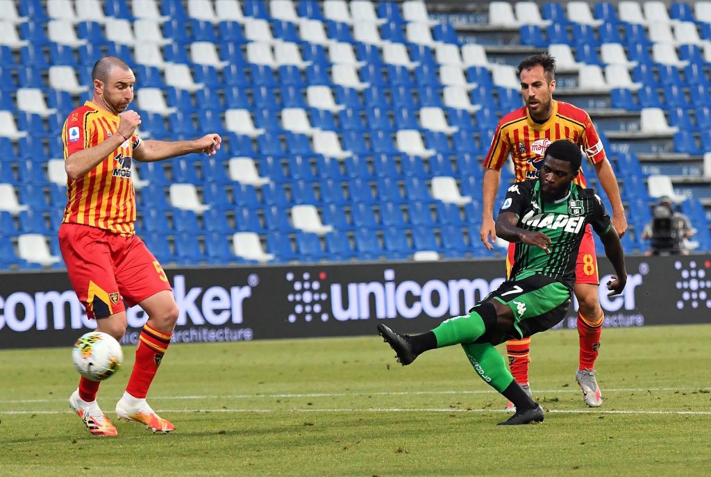 Pagelle Sassuolo - Lecce 4-2: i giallorossi devono arrendersi alla squadra di De Zerbi - Voti Fantacalcio
