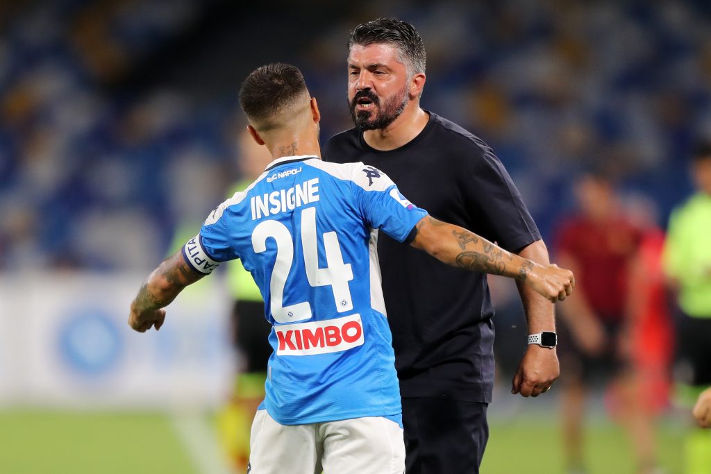 SSC Napoli v AS Roma - Serie A Insigne