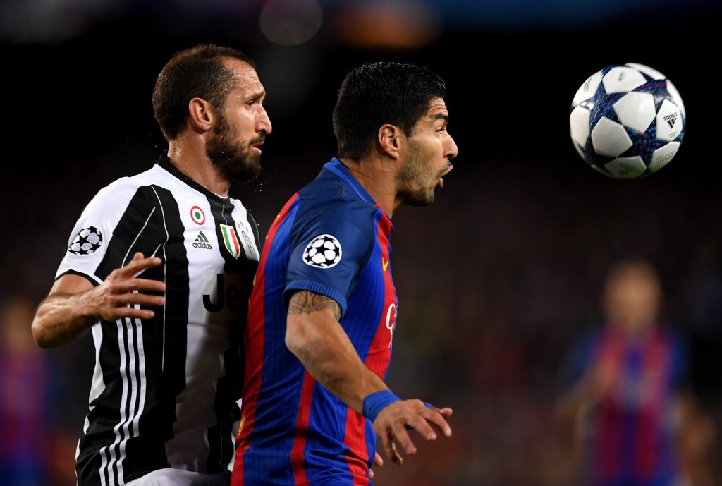 FC Barcelona v Juventus - UEFA Champions League Quarter Final: Second Leg Suarez