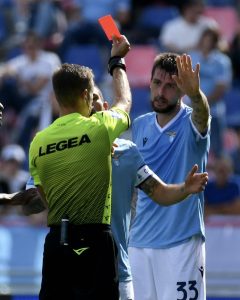 Francesco Acerbi red card