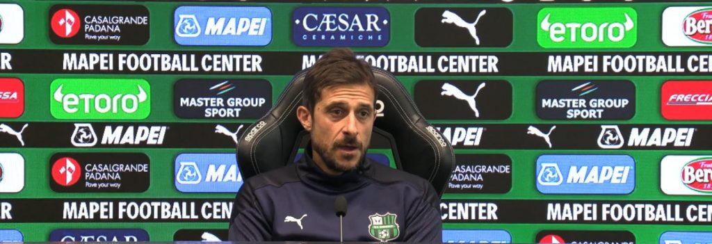 Alessio Dionisi Sassuolo conferenza stampa