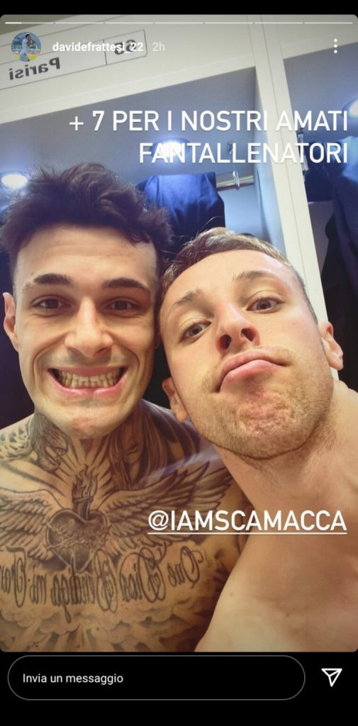 social Scamacca+Frattesi