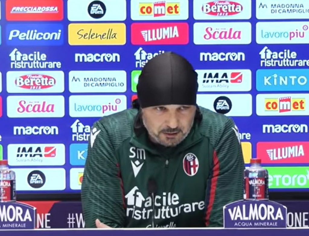Sinisa Mihajlovic Bologna conferenza stampa