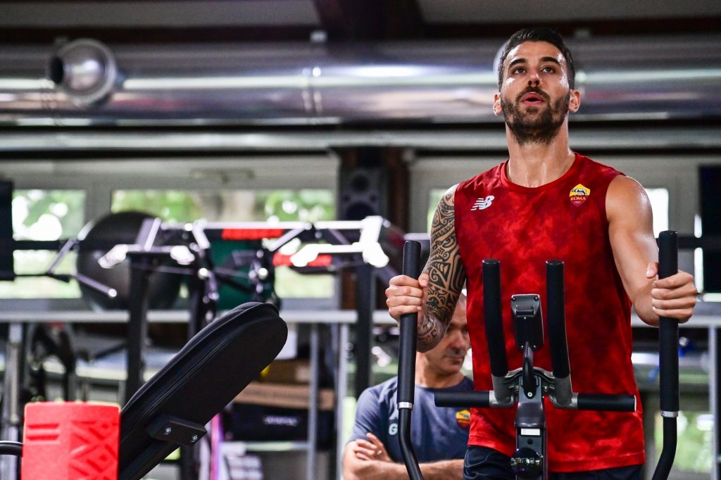 Leonardo Spinazzola allenamento
