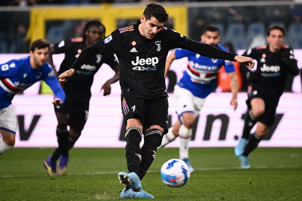 Alvaro Morata Juventus rigore