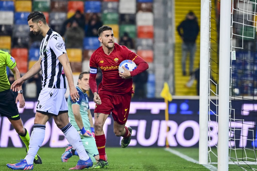 Lorenzo Pellegrini Roma esultanza 1