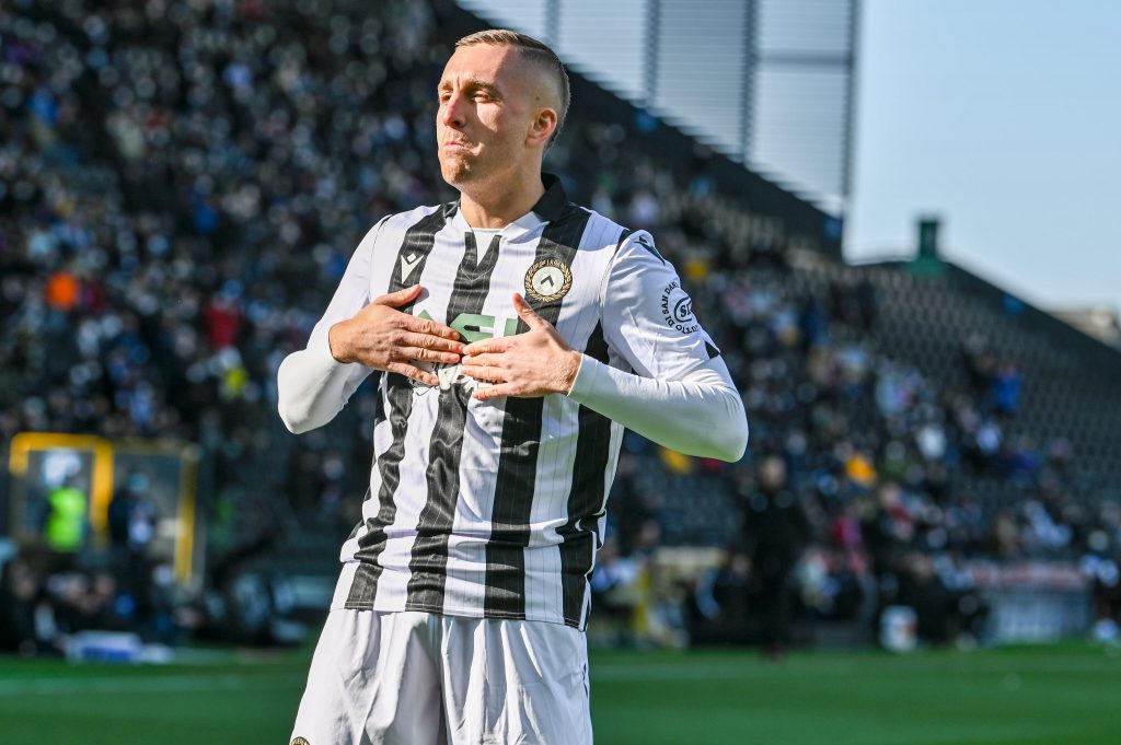 Gerard Deulofeu Udinese esultanza