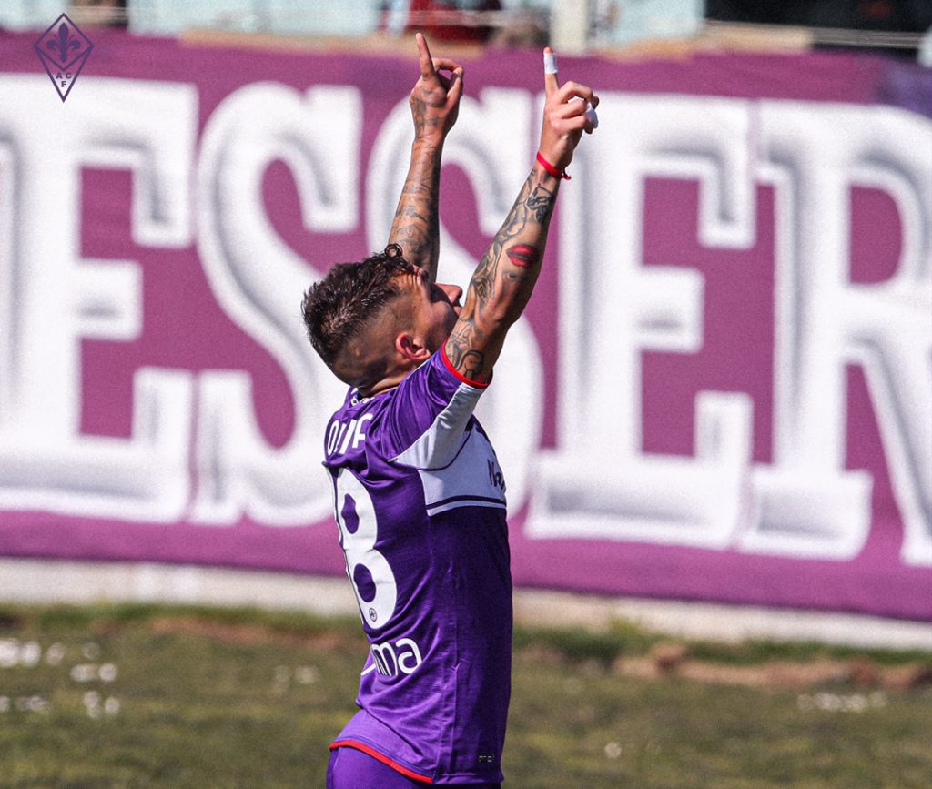 Lucas Torreira Fiorentina esultanza