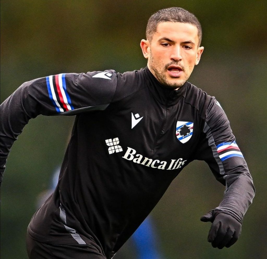 Stefano Sensi Sampdoria training