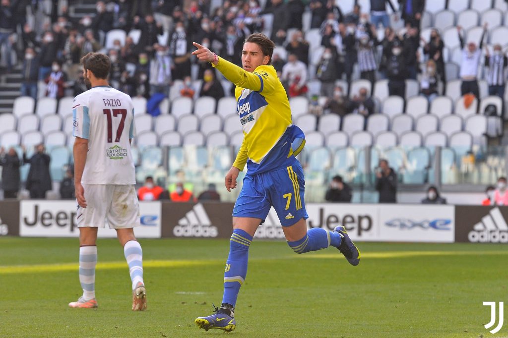 Dusan Vlahovic Juventus esultanza