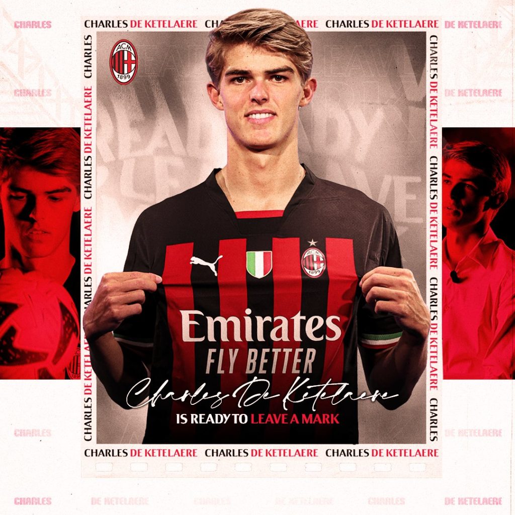 Charles De Ketelaere Milan presentation 1