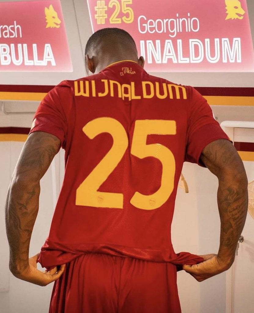 Georginio Wijnaldum Roma presentation 1