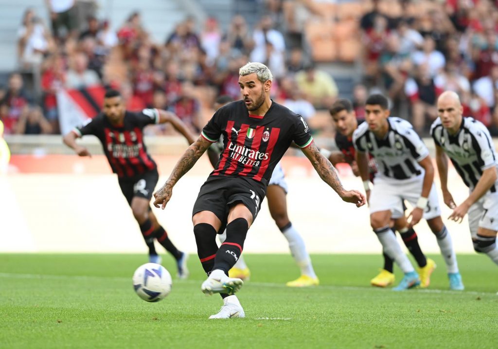 Theo Hernandez Milan rigore