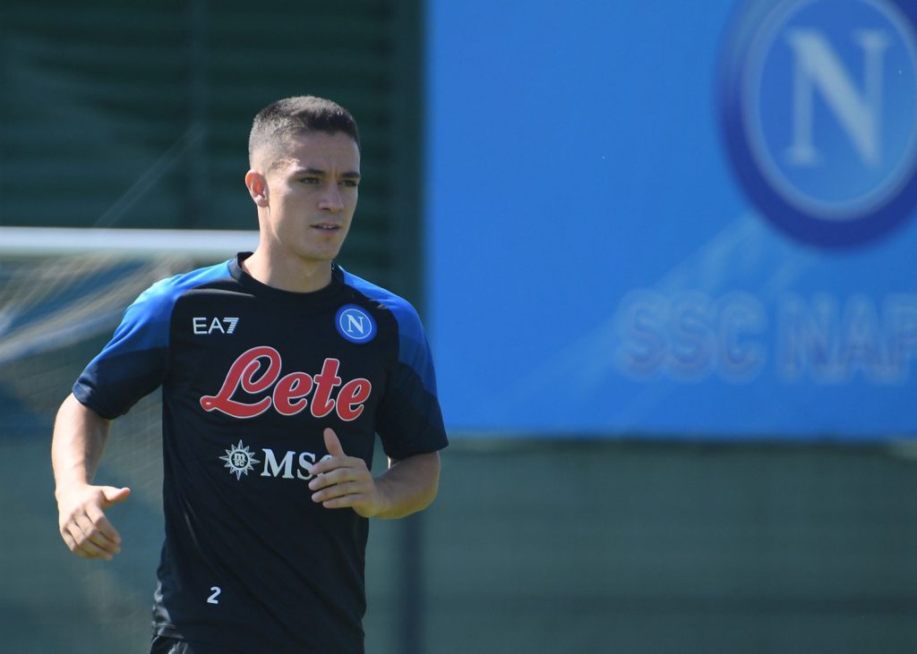 Giacomo Raspadori Napoli training