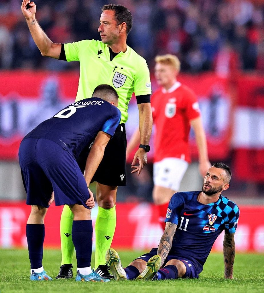 Marcelo Brozovic Croazia injury
