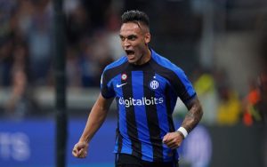 Lautaro Martinez Inter celebration
