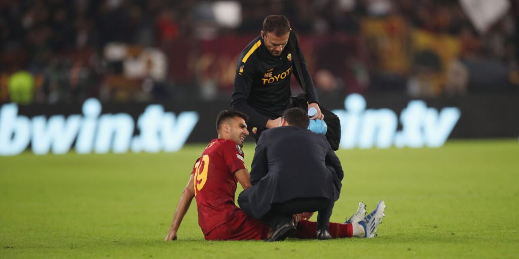 Zeki Celik Roma infortunio 1