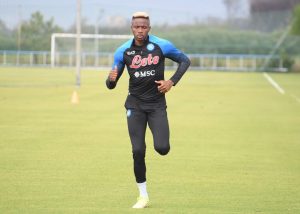 Victor Osimhen Napoli training