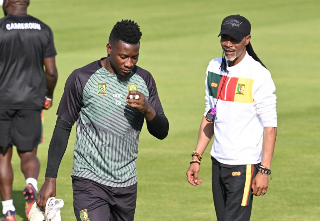 Andre Onana e Rigobert Song Camerun