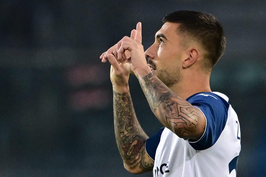Mattia Zaccagni Lazio celebration 2