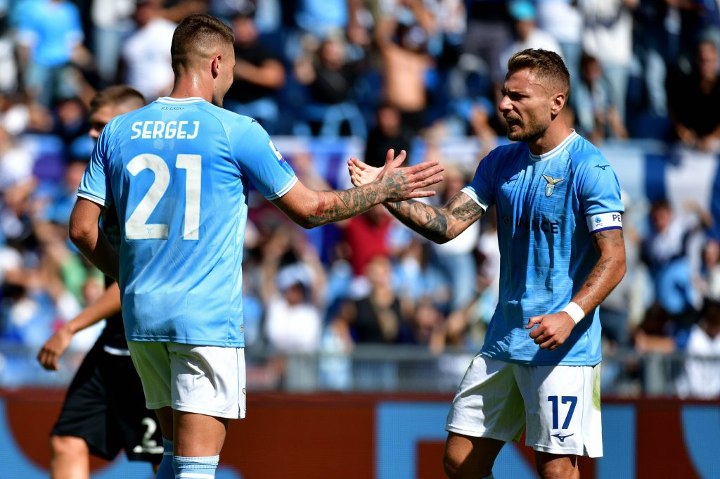 Sergej Milinkovic-Savic Ciro Immobile Lazio