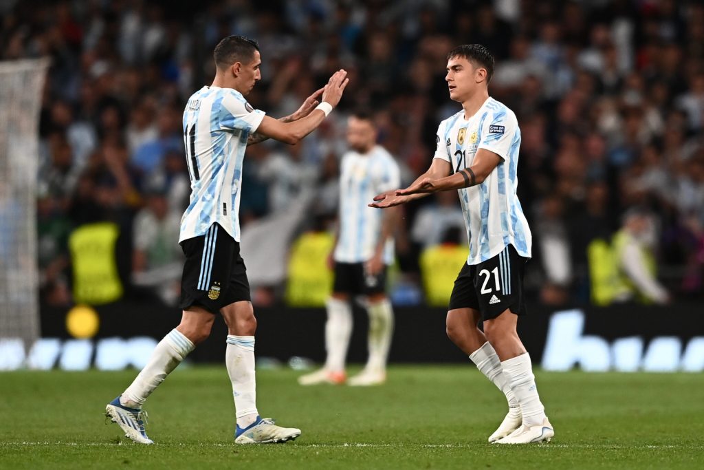 Angel Di Maria Paulo Dybala Argentina