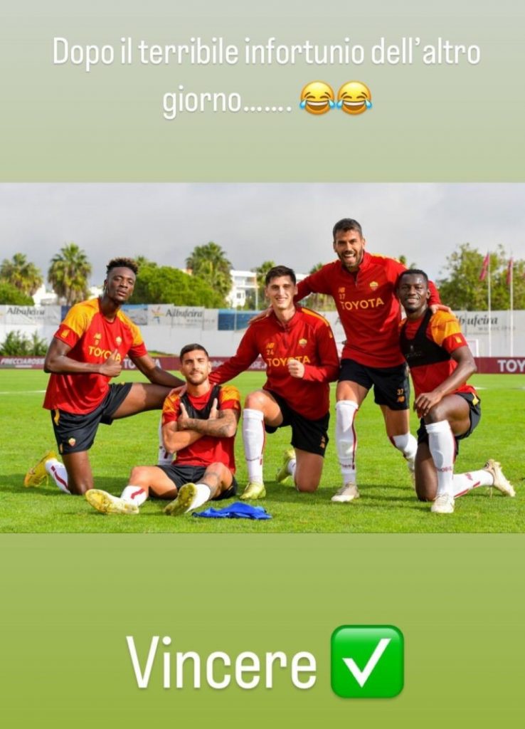 Lorenzo Pellegrini Roma social