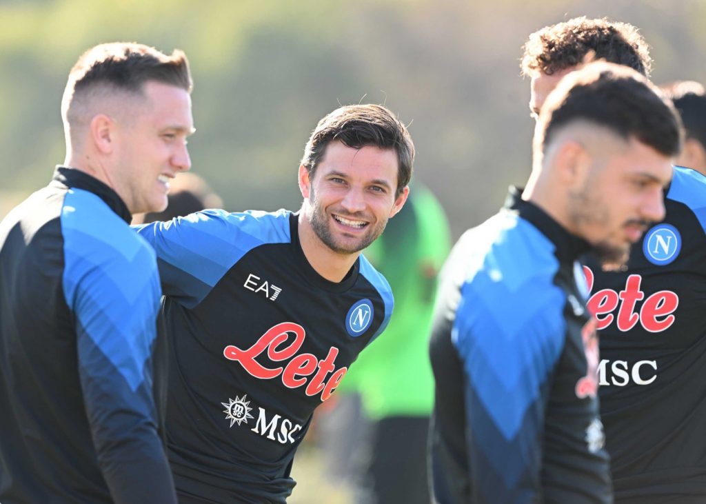 Bartosz Bereszynski Napoli training