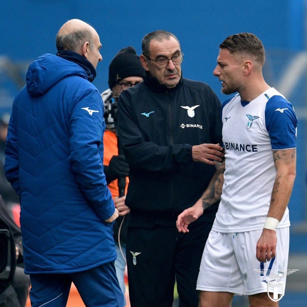 Ciro Immobile Lazio infortunio 2