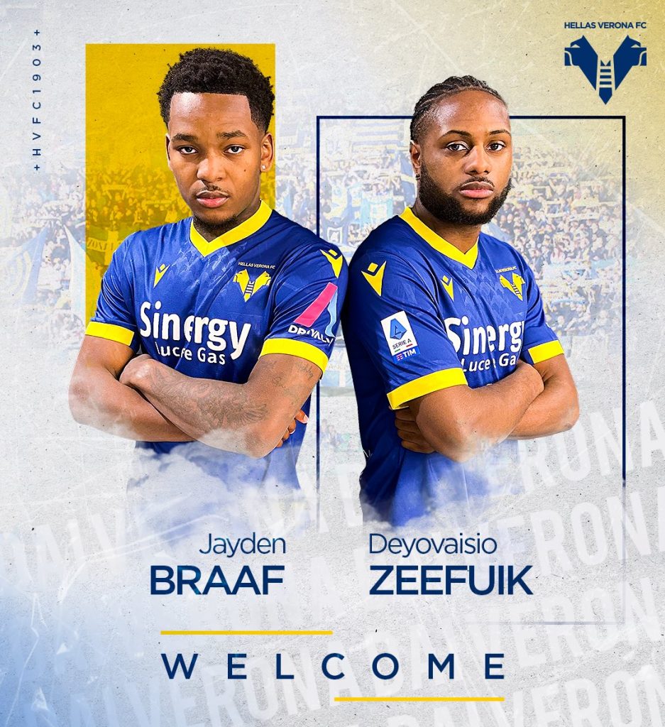 Jayden Braaf e Deyovaisio Zeefuik Verona