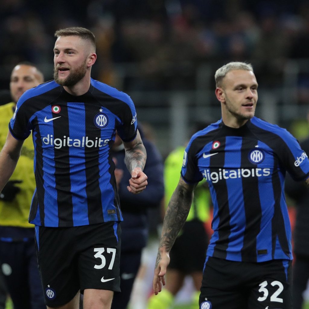 Milan Skriniar Federico Dimarco Inter