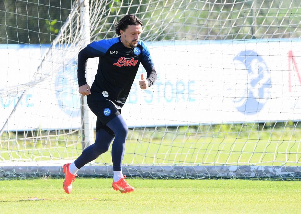 Mario Rui Napoli training