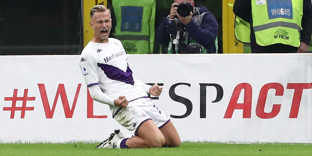 Antonin Barak Fiorentina celebration 1