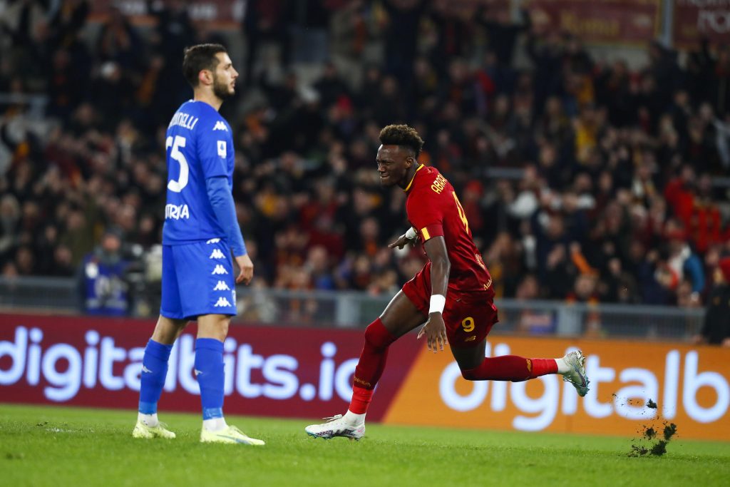 Tammy Abraham Roma celebration 1
