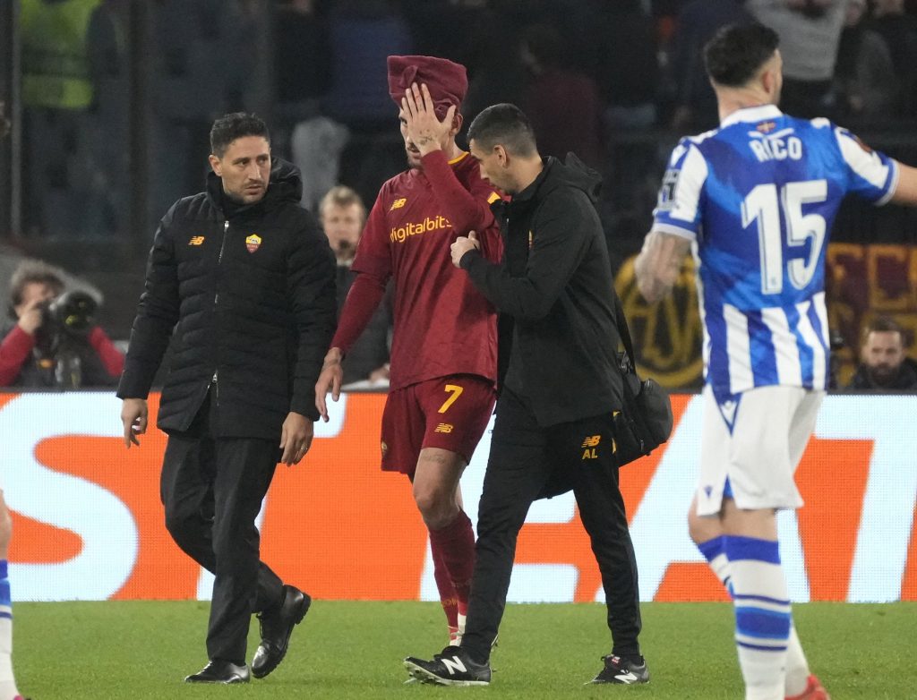 Lorenzo Pellegrini Roma infortunio