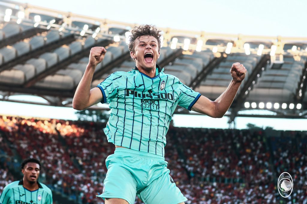 Giorgio Scalvini Atalanta celebration